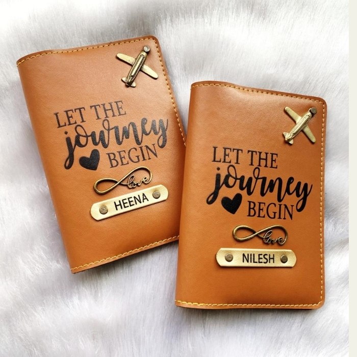 Personalized Couple Passport Cover - HoMafy