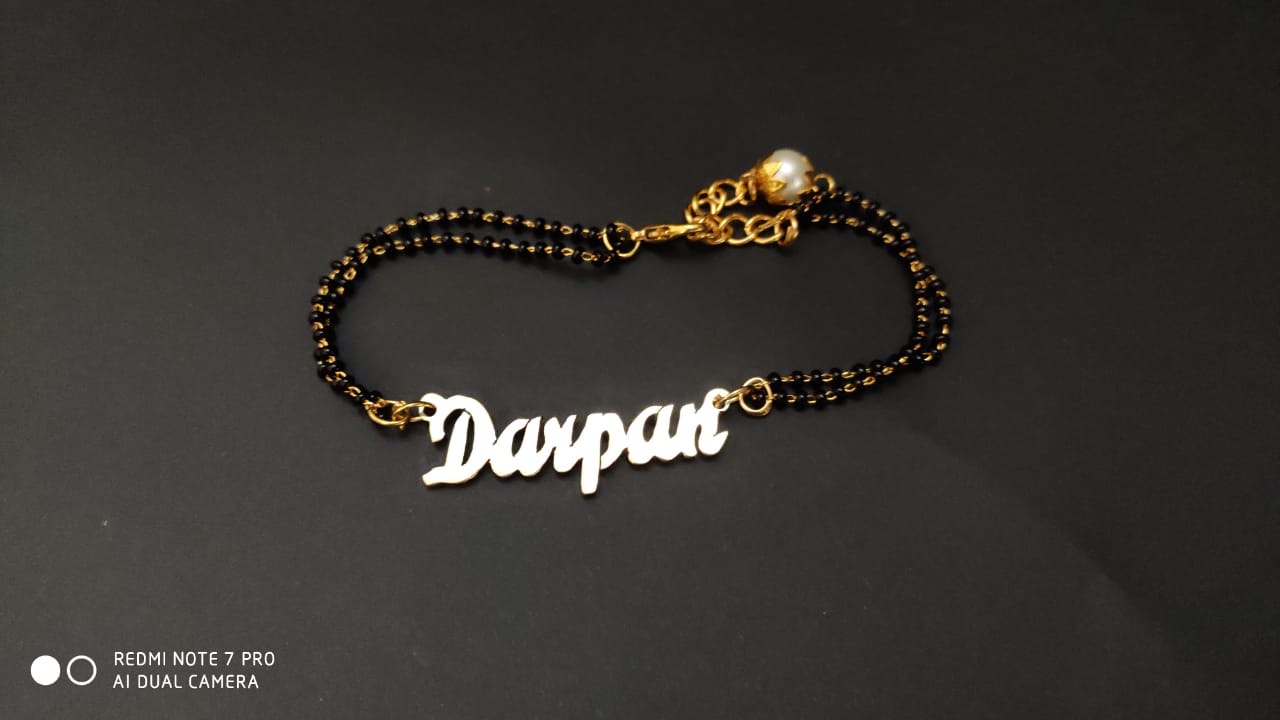 Custom Name Hand Chain Bracelet in Gold Silver or Rose Gold by - Etsy