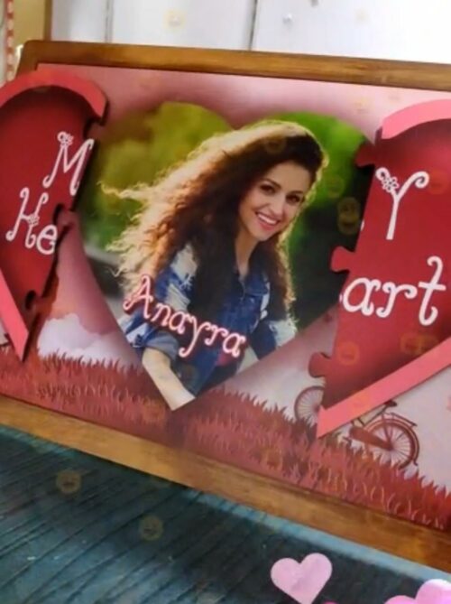 Heart Magnetic Board with photo