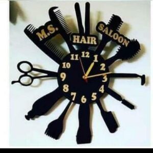 Customized Clock For Hair Experts & Salons