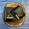 Customized Men Wallet and Passport Cover Combo