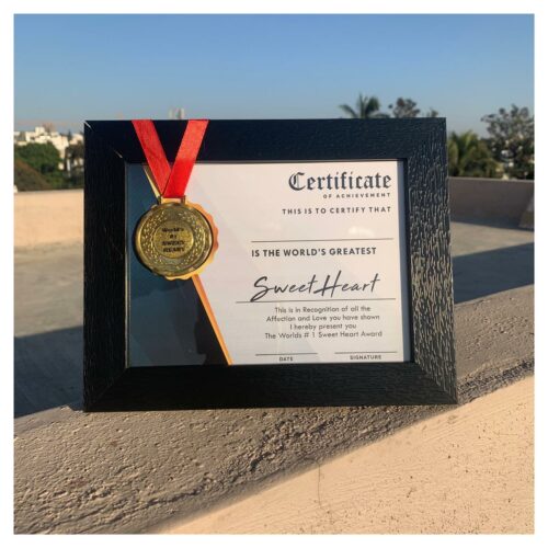 certificate gifts
