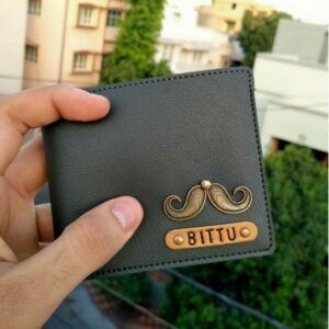 Customized Green Men's Wallet