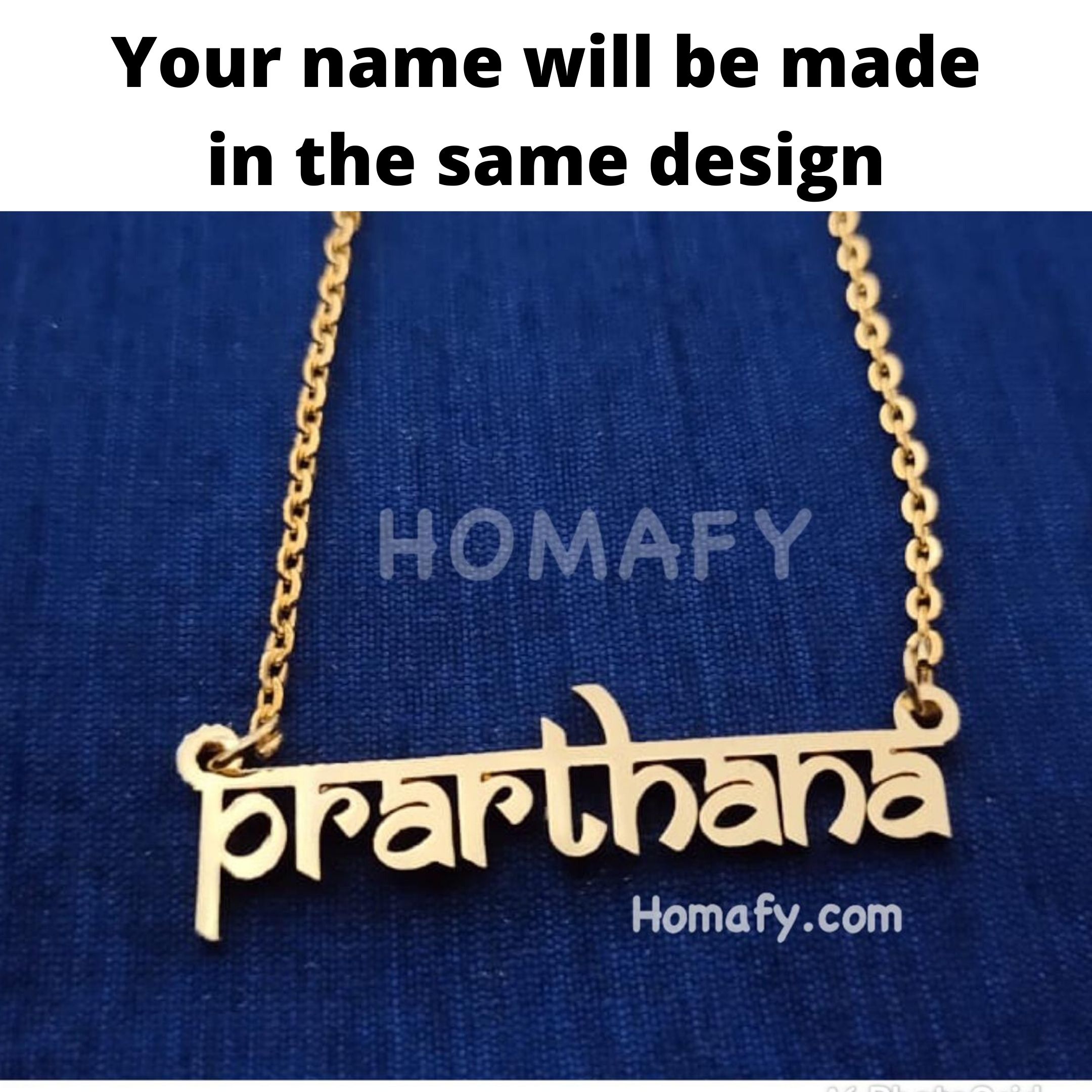 Customized Name Pendant