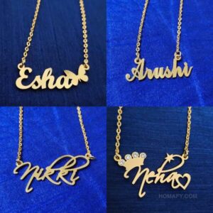 Customized name pendant | Neha name pendant | Arushi name pendant | Esha name necklace | Nikki name pendant