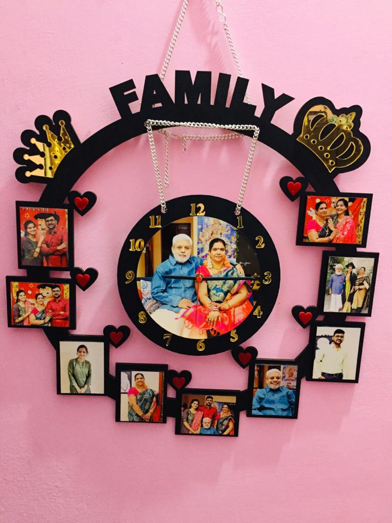 Customized Photo Wall Clock Special edition