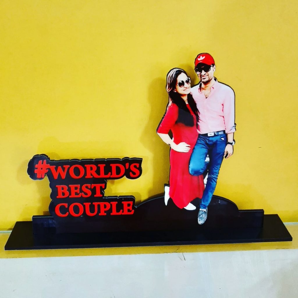 Customized Table Tops World's Best Couple Table Top Homafy