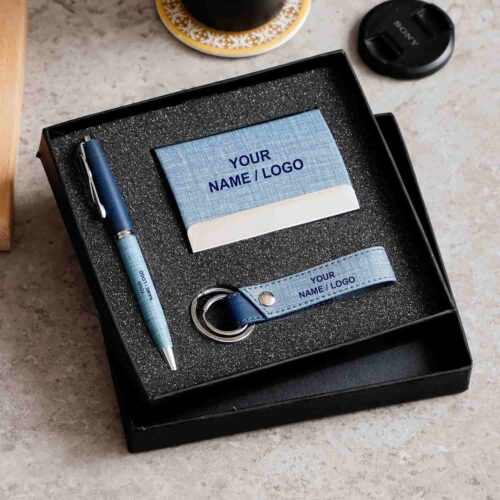 Customized pen and cardholder combo