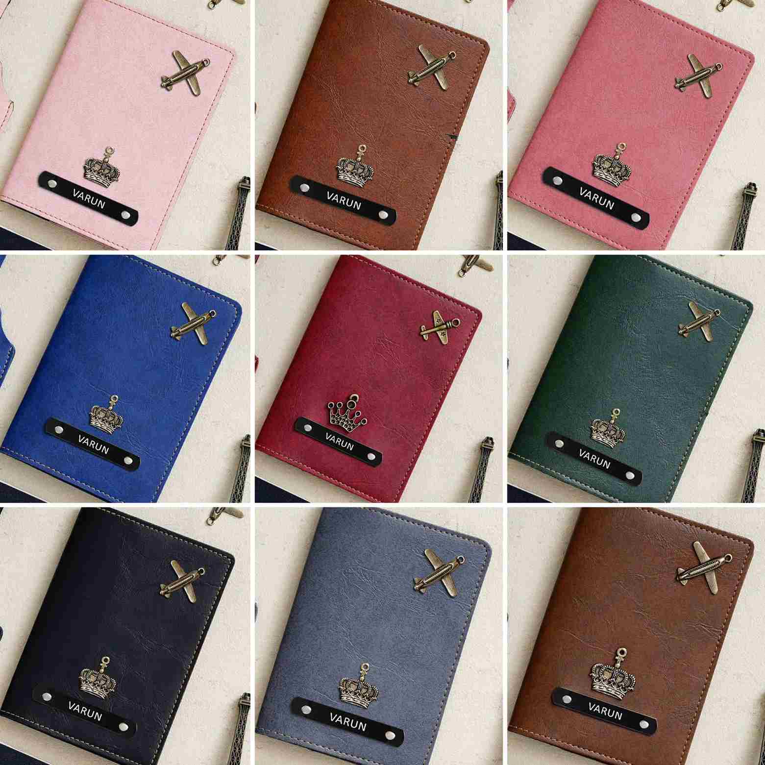 Buy Personalised Couple Passport Covers in India