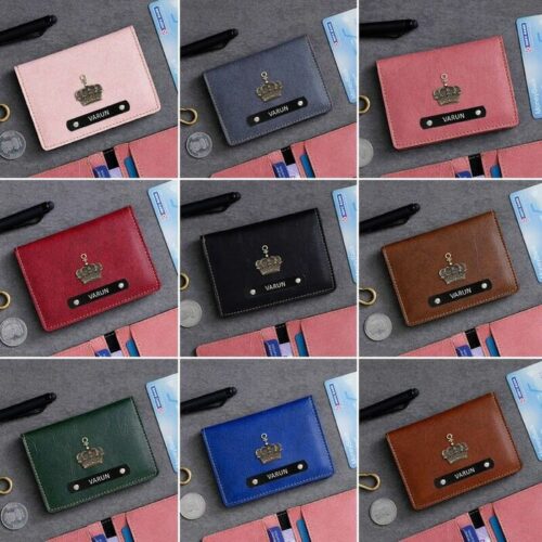 Unisex wallet color options ( Red, blue, pink, black, tan, brown unisex leather wallet)