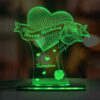 Multi LED Birthday Gift  3-D Acrylic Lamps - Homafy