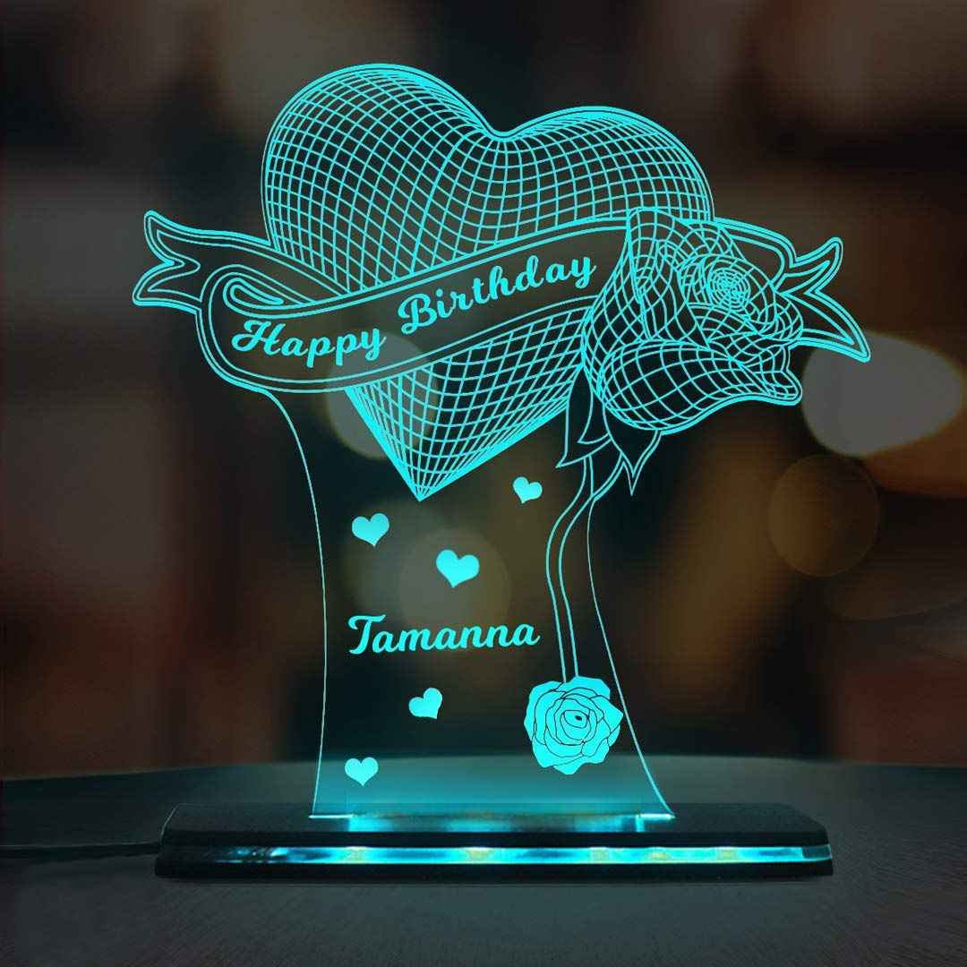 Father's Day birthday Gift For Dad 3D LED Night Light Bedroom Decoration  Customi