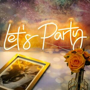 LED-Neon-Light-Sign-Lets-Party-