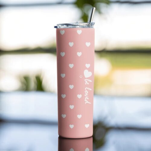 Customized Little Hearts Tumbler | Travel Sippers | Tumblers With Name