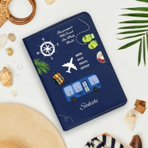 Customized printed passport covers with charms - TRUJY