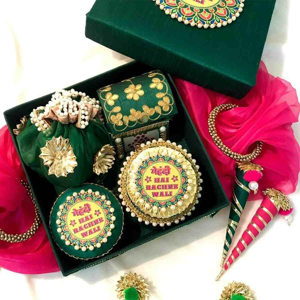 Mehendi Gift Hamper  Mehendi Giveaways  Gifts For Bride  Homafy
