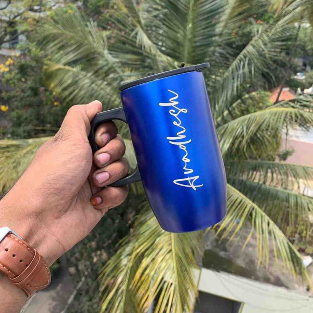 Customized Travel Mug With Lid Customized Printed Mugs Homafy