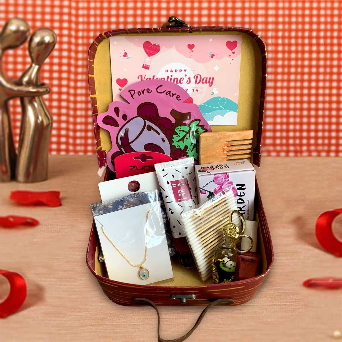 Personalized Valentines Day Gift Box comes with Wine Tumbler plus Wine -  LemonsAreBlue
