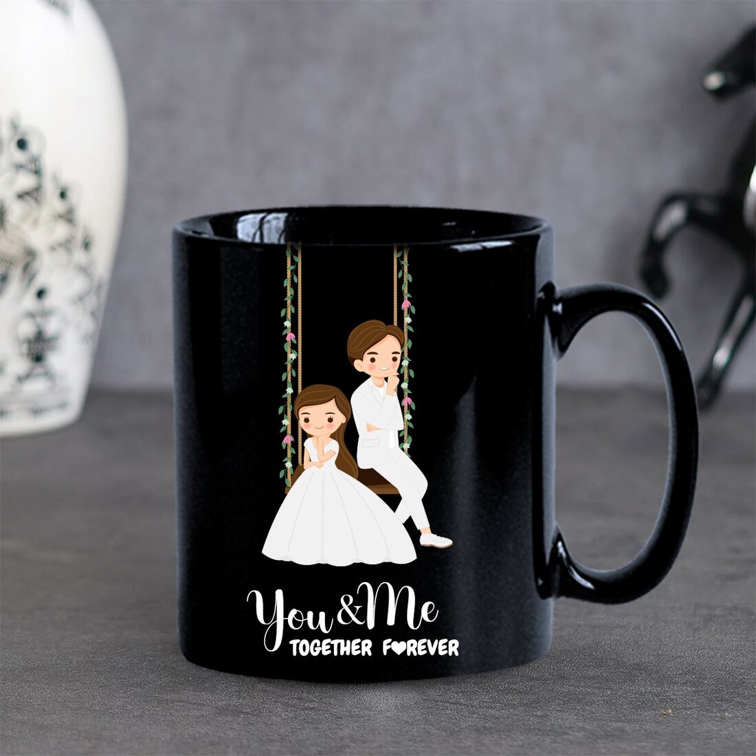 Gorgeous Duo Personalized Mugs - Hello Beautiful, Hello Handsome at Gifts .com
