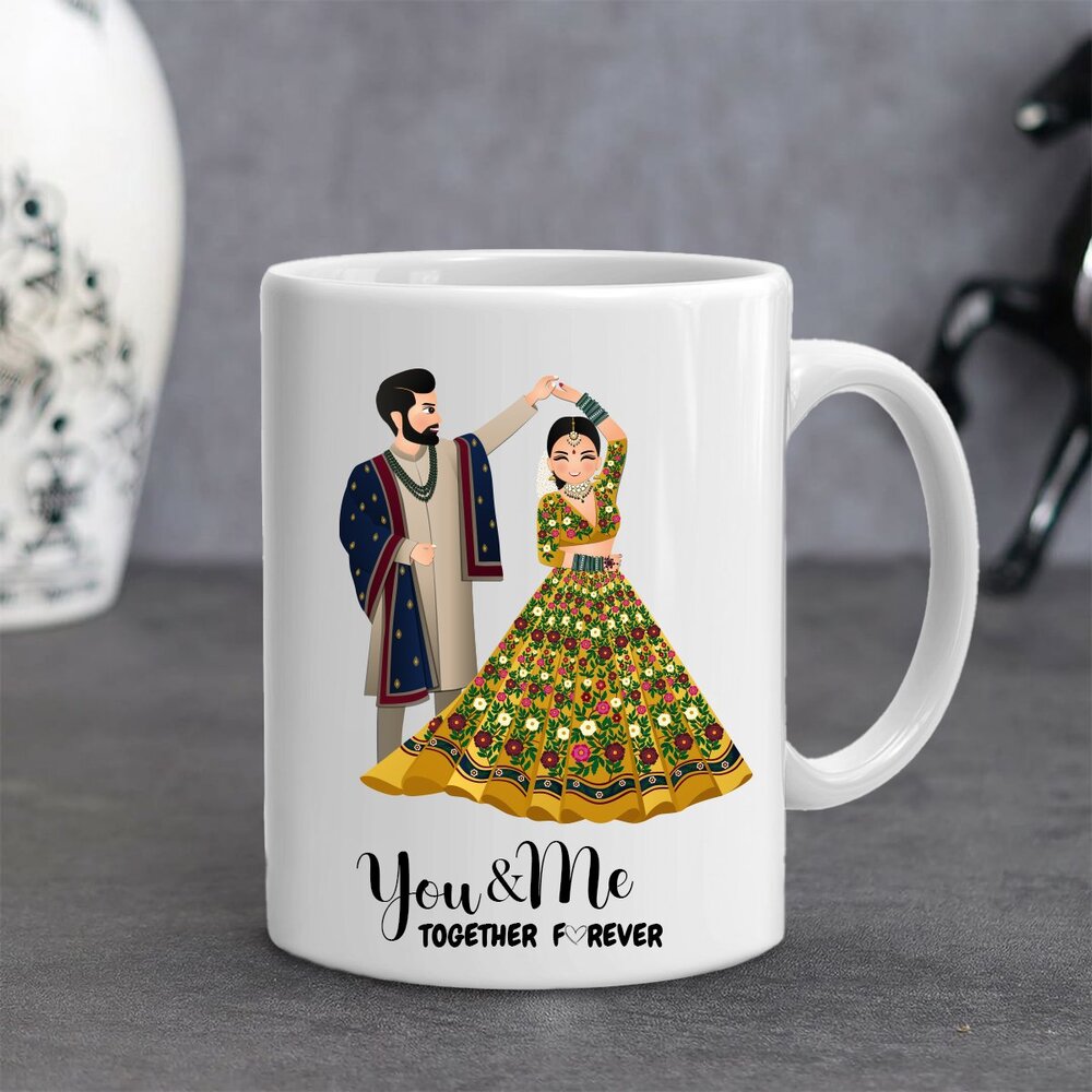Beautiful Couple Wedding Mug, Couple Mugs, Anniversary Gift