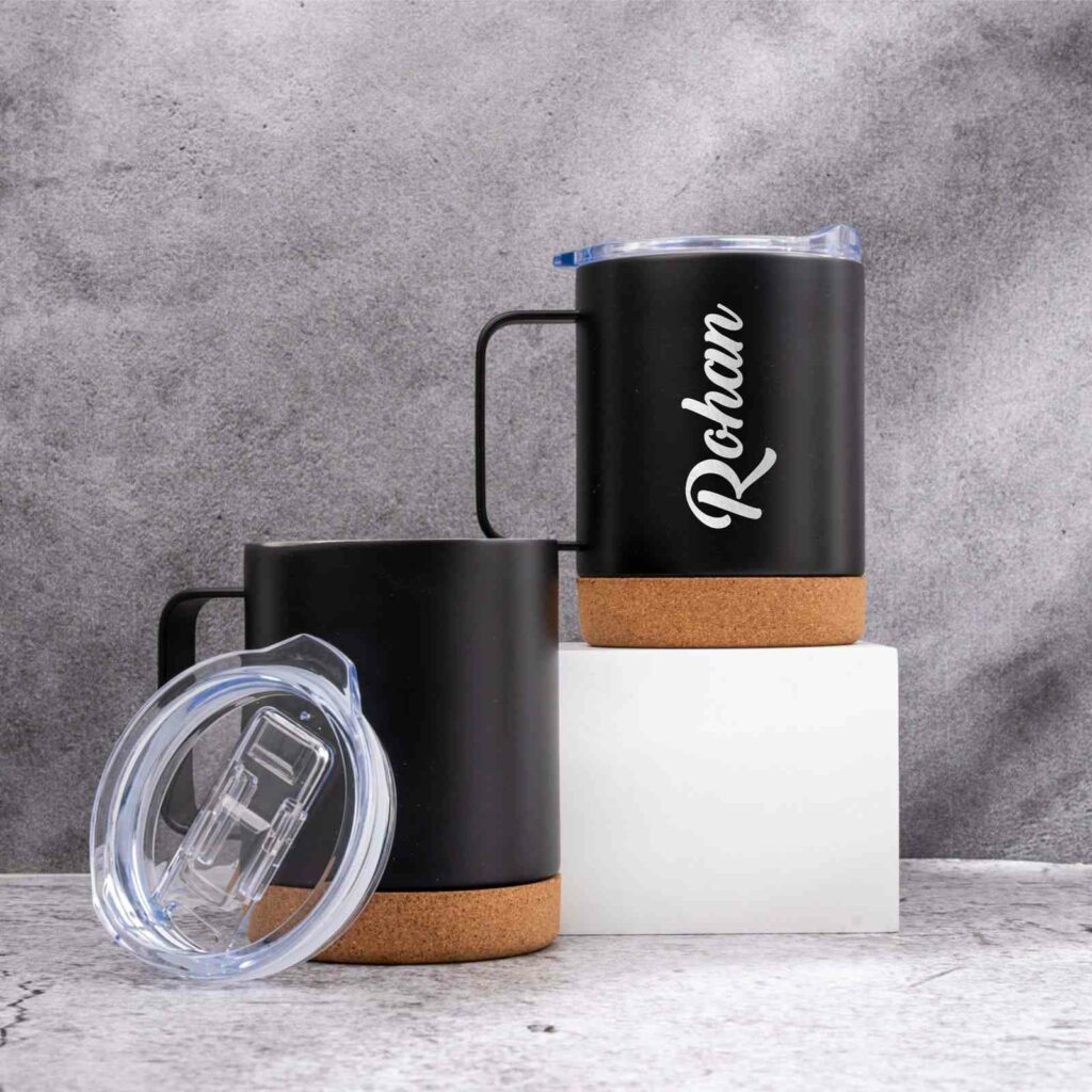 Customized Steel Mug With Lid Personalised Coffee Mug Travel Mug