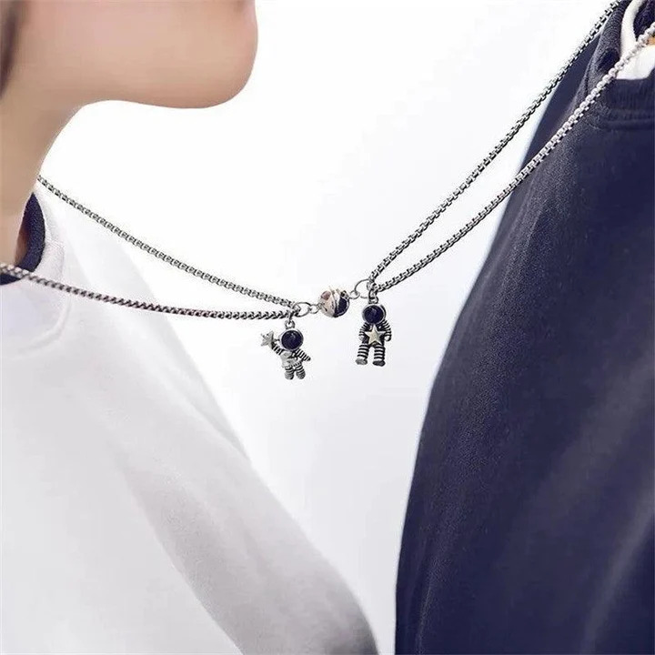 Space Collection Jewelry Cute Astronaut Necklace