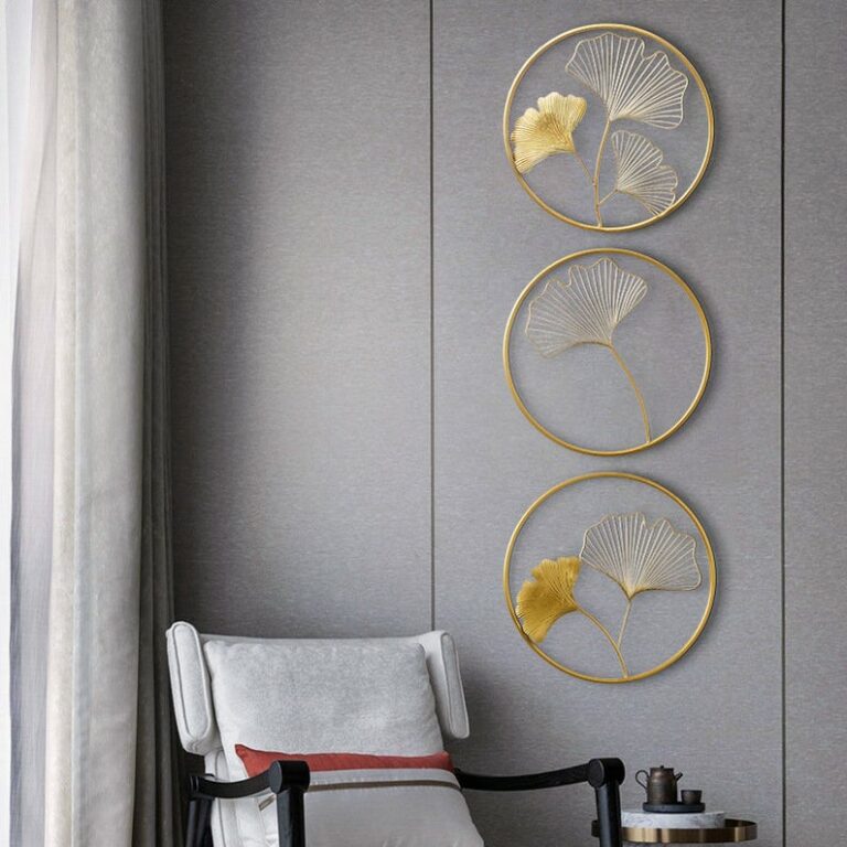 Circular Gold Wall frames Luxury Wall Decor Home Decoration Items