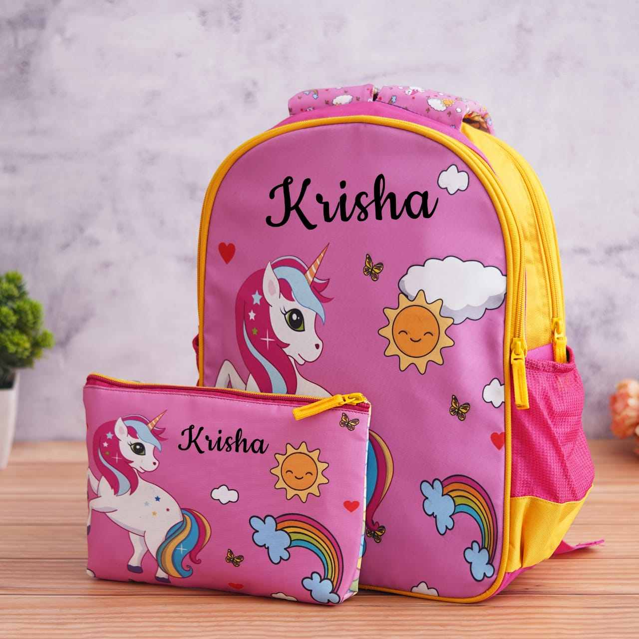 Customized School Bag With Name Printed