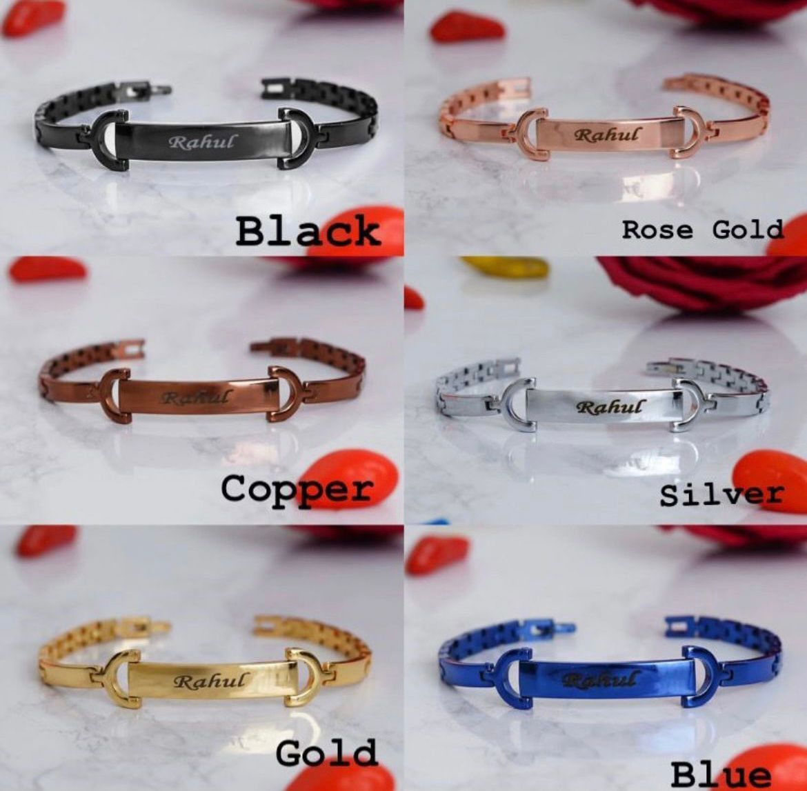 Bangles & Bracelets | Customised Name Bracelet | Freeup
