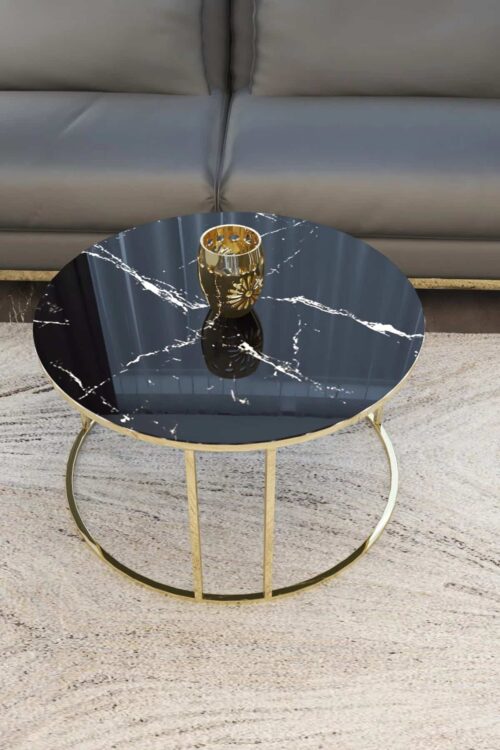 Black and Gold Coffee Tables (1)