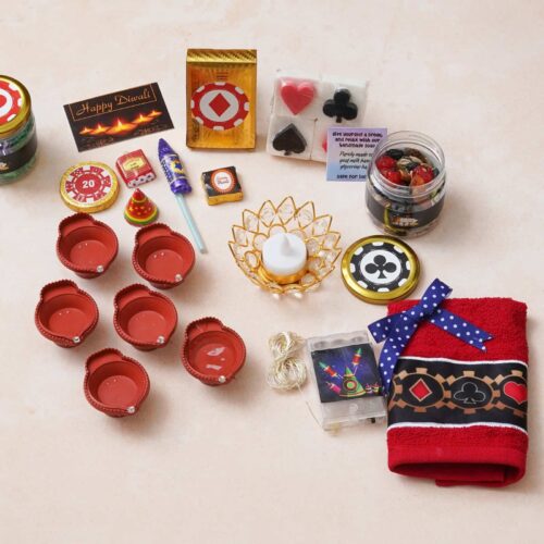 Poker Night Special Classy Poker Hamper For Diwali with Surprises (1)