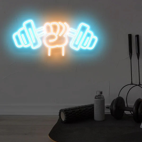 neon signs for gym
