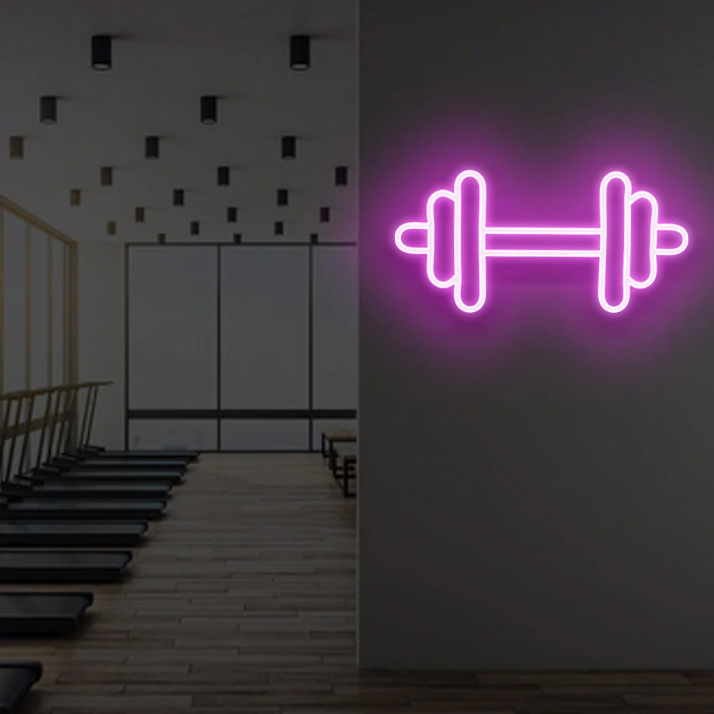 neon signs gym-