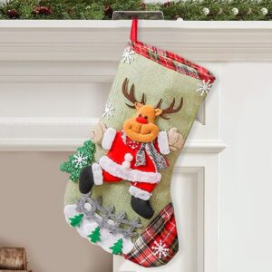 Christmas deer stocking designs