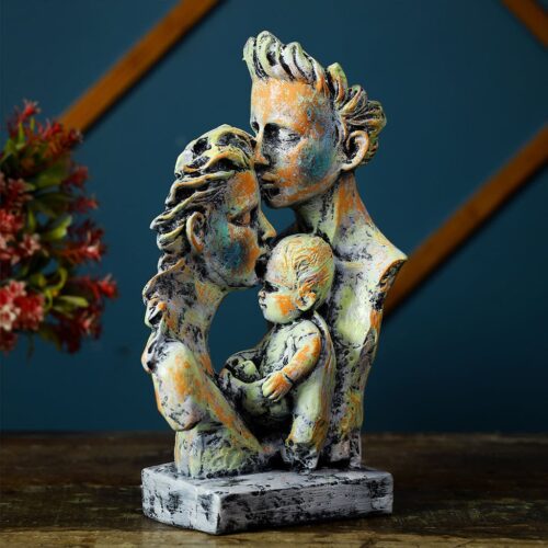 Durable Polyresin Family Sculpture (1)