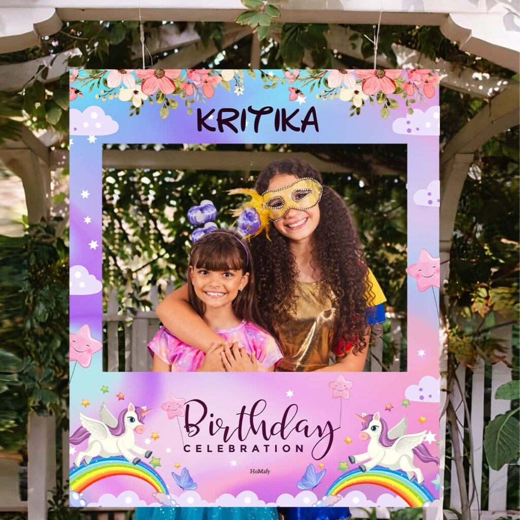 Personalised birthday party welcome board kid s birthday sign board
