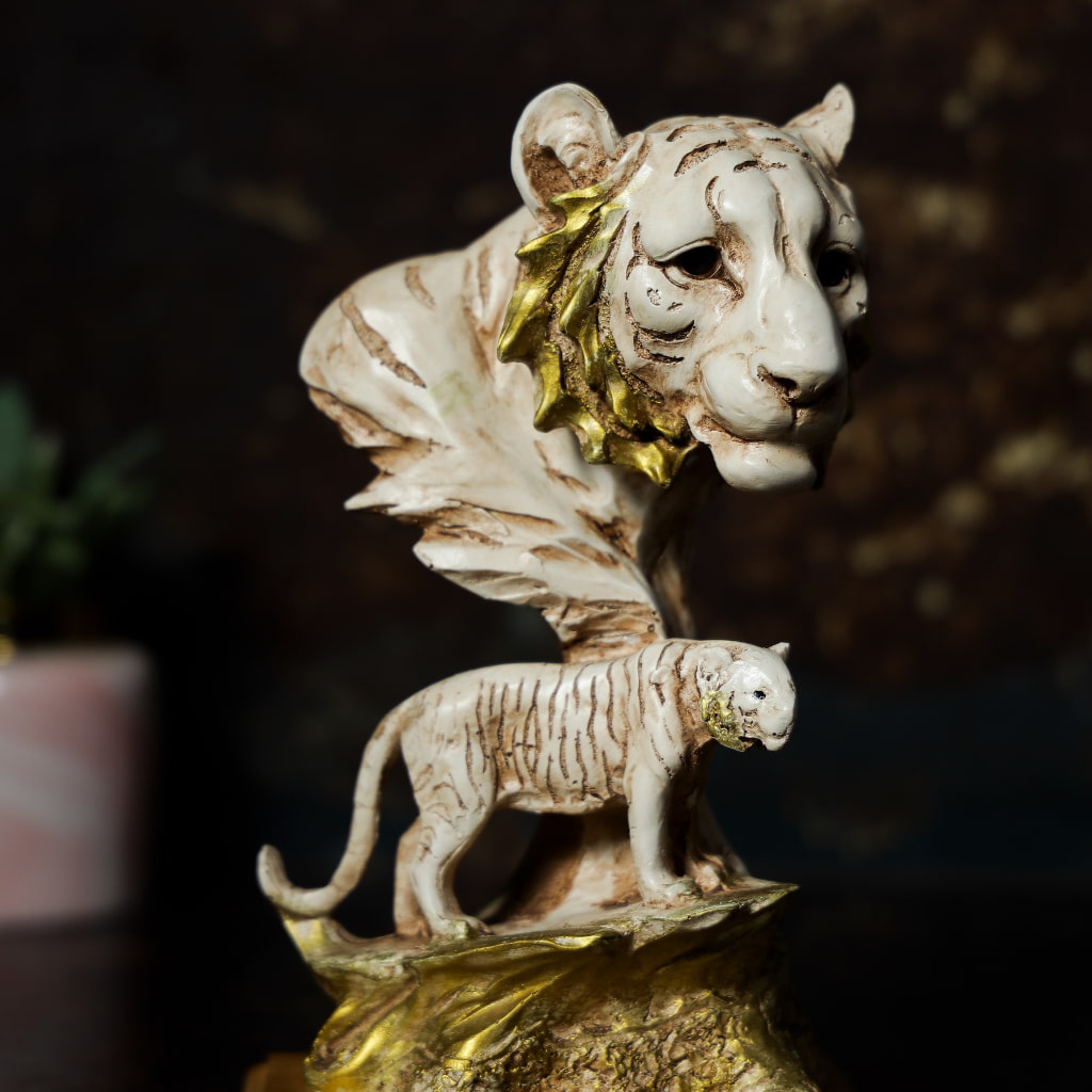 Vintage Tiger Resin Decoration for Your Home