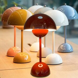 Rechargeable LED Mushroom Table Lamp