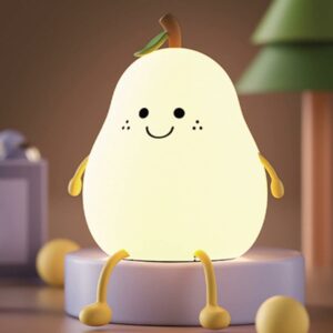 Pear LED Night Light for Kids