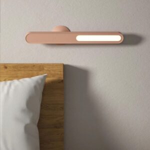 Solid wood LED wall lamp