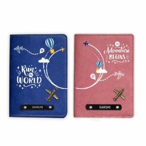 Customized Couple Passport Cover