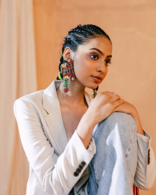 Embroidered Earrings