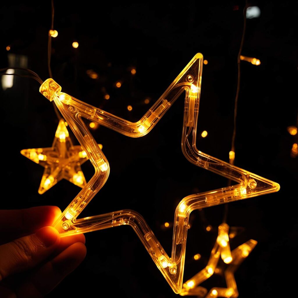 Star LED Curtain Light Decor – HoMafy