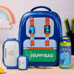 Dinosaur Bag For Kids With Name (13 Inches)