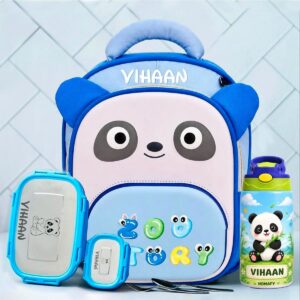 Custom Name Panda Bag For Junior Kids