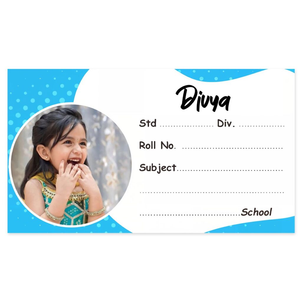 Customized Kids Identity Labels – HoMafy