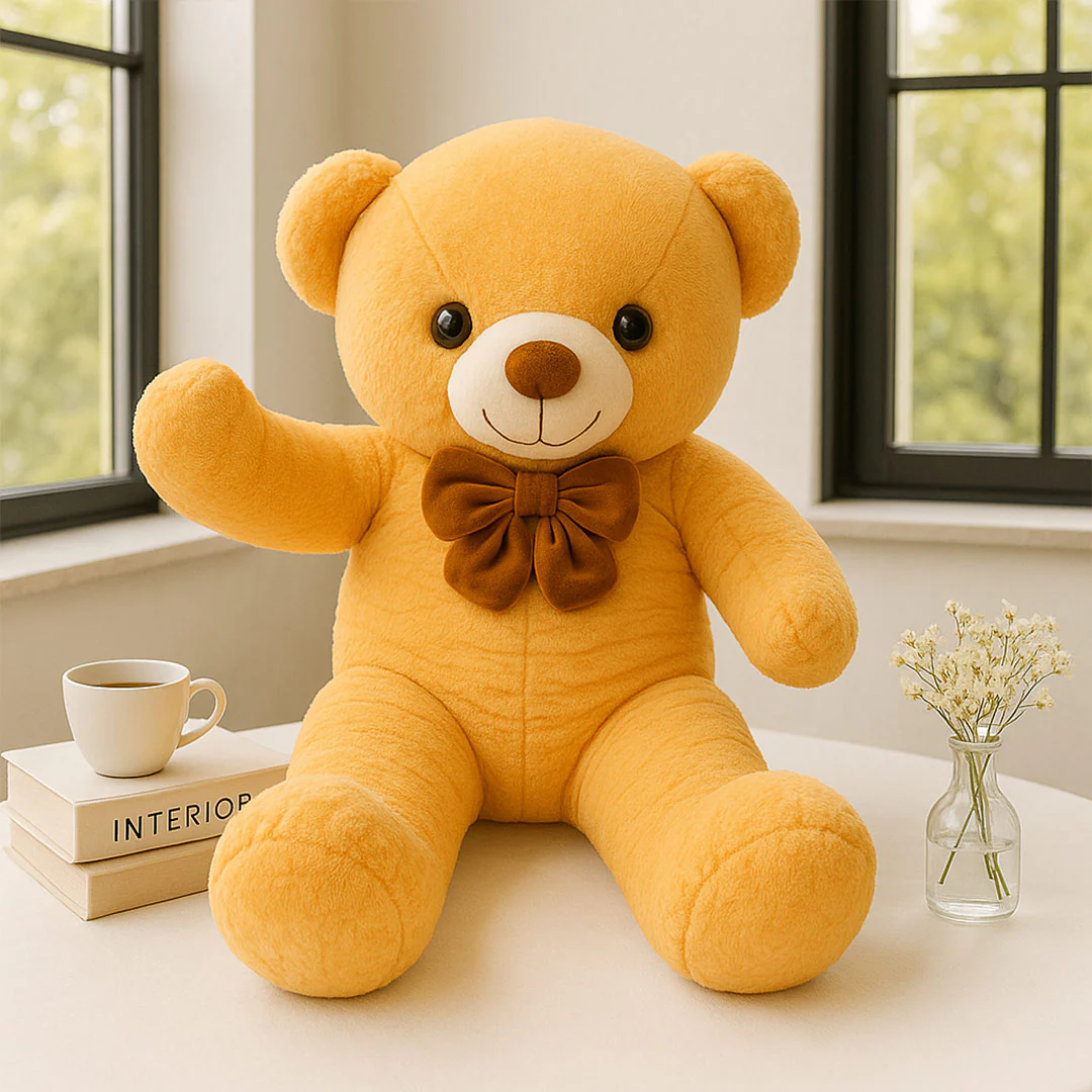 Big Teddy Bear With Cute Bow