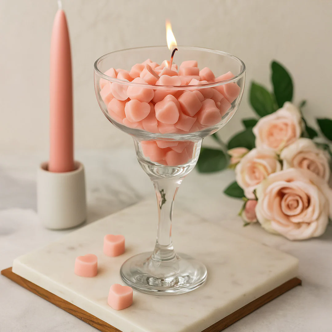 Pink_aesthetic_bubble_candle_with_name