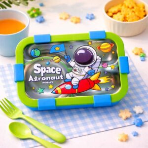 Space Theme 3 Compartment Lunch Box