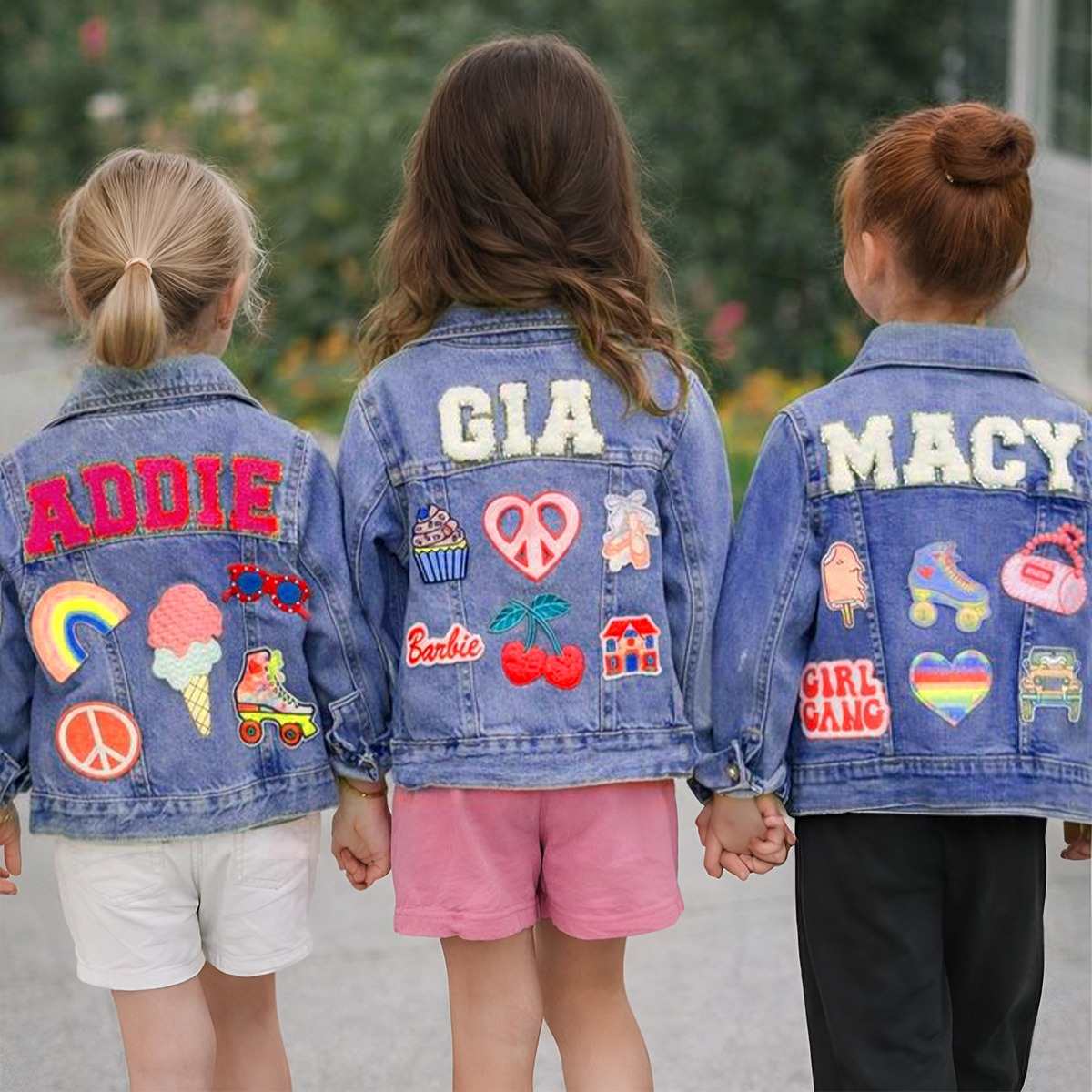 Denim Jacket For Kids With Name - Image 3
